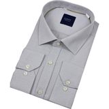 Erkek Büyük Beden Uzun Kol Gömlek 3745 BGL-ST04389 BEJ 4XL