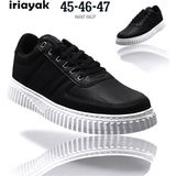 Erkek Büyük Numara Spor Ayakkabı (45-46-47) - Siyah