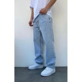Erkek Buz Mavi Baggy Jeans