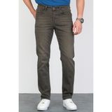 Erkek Çam Yeşili Regular Fit Rahat Kesim Esnek Likralı Denim Jeans Kot Pantolon HLTHE001915 - Koyu Haki - 29 / 30