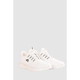 Erkek Casual Rahat Konforlu Bağcıklı Spor Ayakkabı Fileli Terletmez Yüksek Taban Sneaker - Beyaz