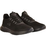 Erkek Casual Rahat Konforlu Bağcıklı Spor Ayakkabı Fileli Terletmez Yüksek Taban Sneaker - Siyah