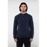 Erkek Casual Regular Kesim Uzun Kollu Triko Kazak Soğuk Günler İçin Konforlu ve Şık Bir Tarz. -Indigo-2XL