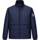 Erkek Ceket Regular Fit Dik Yaka Fermuarlı Modern Stil Mevsimlik Mont - 2XL - Lacivert