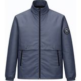Erkek Ceket Regular Fit Dik Yaka Fermuarlı Modern Stil Mevsimlik Mont - Füme