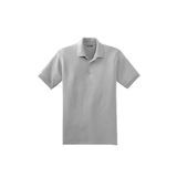 Erkek Çekmeyen Pamuklu Kumaş Regular Fit Standart Kesim Kıvrılmaz Polo Yaka Tişört POLOYAKA-TSHIRT Gri S