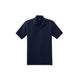 Erkek Çekmeyen Pamuklu Kumaş Regular Fit Standart Kesim Kıvrılmaz Polo Yaka Tişört POLOYAKA-TSHIRT Lacivert M