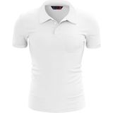 Erkek Cepli Polo T-Shirt RCPT106 - Beyaz