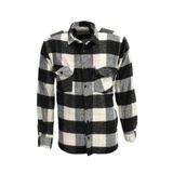 Erkek Çift Cepli Kapaklı Regular Fit Oduncu Gömlek BGL-ST03252 HAKİ S
