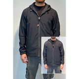 Erkek Çift Taraflı Mevsimlik Ceket Tek Üst REU-24726 Lacivert - 3XL