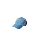 Erkek CK Logo İmzalı Ayarlanabilir Tokalı Denim Mavi Şapka LV04D5166G-VHJ