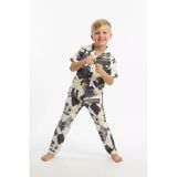 Erkek Çocuk %100 Pamuk Ve Gömlek Tarz Pijama Takımı 2-13 Yaş 12687Is