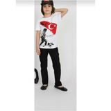 Erkek Çocuk 23 Nisan 29 Ekim 10 Kasım 19 Mayıs Gösteri Kıyafeti T-Shirt Pantolon Takım - 6 Yaş