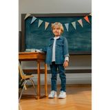 Erkek Çocuk 5 Cep Denim Pantolon MNT25E208 - Mavi - 2 - 3 Yaş