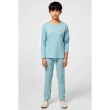 Erkek Çocuk Animal Baskılı Bisiklet Yaka Standart Kol Regular Örme Pijama Takımı Spor %100 Pamuk