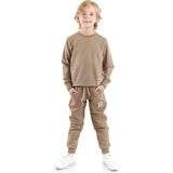 Erkek Çocuk Back To School Trend Eşofman Takımı AK2528, Haki, 5 Yaş