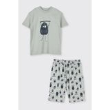 Erkek Çocuk Baskılı Yeşil Pijama Takımı 3 Yaş (98 cm)