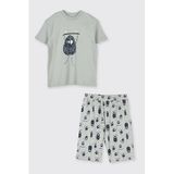 Erkek Çocuk Baskılı Yeşil Pijama Takımı 7 Yaş (122 cm)