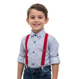 Erkek Çocuk Bayramlık Gömlek Beyaz-Mavi Renkli (Beyaz-Mavi, 5-6 Yaş)