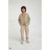 Erkek Çocuk Bel ve Paça Lastikli Kargo Cepli Jogger Pantolon - Camel - 5 - 6 Yaş