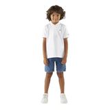 Erkek Çocuk Beyaz Polo Yaka Tişört 4 Yaş (104 cm)