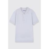 Erkek Çocuk Beyaz Polo Yaka Tişört 6 Yaş (116 cm)
