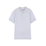 Erkek Çocuk Beyaz Polo Yaka Tişört 7 Yaş (122 cm)