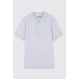 Erkek Çocuk Beyaz Polo Yaka Tişört 8 Yaş (128 cm)