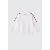 Erkek Çocuk Beyaz Sweatshirt 6 Yaş (116 cm)