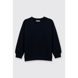 Erkek Çocuk Bisiklet Yaka Lacivert Sweatshirt 7 Yaş (122 cm)
