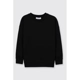 Erkek Çocuk Bisiklet Yaka Siyah Sweatshirt 6 Yaş (116 cm)