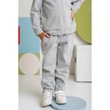 Erkek Çocuk Cepli Örme Pantolon - Gri - 8 Yaş