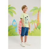 Erkek Çocuk Denim Şort 2 Yaş-6 Yaş Koyu Mavi