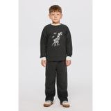 Erkek Çocuk Dinozor Baskı Antrasit Sweatshirt 12 Yaş (152 cm)