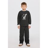Erkek Çocuk Dinozor Baskı Antrasit Sweatshirt 7 Yaş (122 cm)