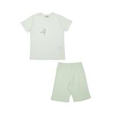 Erkek Çocuk Dinozor Baskılı Yeşil Pijama Takımı 4 Yaş (104 cm)
