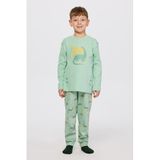 Erkek Çocuk Dinozor Desenli Turkuaz Pijama Takımı 12 Yaş (152 cm)