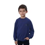 Erkek Çocuk Düşük Omuz Relax Fit Bisiklet Yaka Baskılı Sweatshirt