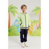 Erkek Çocuk Düz Sweatshirt 2 Yaş-6 Yaş Yeşil