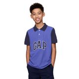 Erkek Çocuk Gap Logo Colorblock Pique Polo Yaka T-Shirt