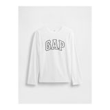 Erkek Çocuk Gap Logo T-Shirt Beyaz