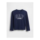 Erkek Çocuk Gap Logo T-Shirt Lacivert
