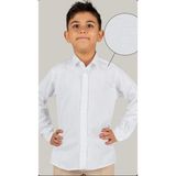 Erkek Çocuk Gömlek - Beyaz - 7 Yaş