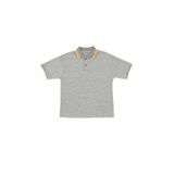 Erkek Çocuk Gri-Melanj Kısa Kollu Polo Yaka Tişört 7 Yaş (122 cm)
