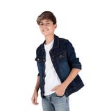Erkek Çocuk Jean Ceket Günlük Modaya Uygun Ak22145123, LACİVERT, 3 Yaş