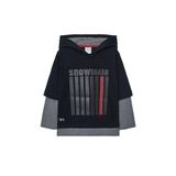 Erkek Çocuk Kabartma Baskılı Sweatshirt