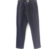 Erkek Çocuk Kanvas Pensli Pantolon Lacivert 5-14 Yaş Erkek Çocuk Okul Pantolonu 001-0002073 - 13 Yaş
