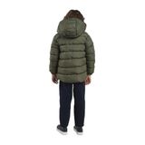 Erkek Çocuk Kapüşonlu Haki Kaban 5 Yaş (110 cm)