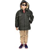 Erkek Çocuk Kapüşonlu Mont BS-1042 HAKİ 7 YAŞ