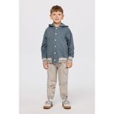 Erkek Çocuk Kapüşonlu Petrol Sweatshirt 8 Yaş (128 cm)